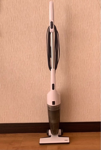 ツインバード 掃除機 コード式 スティック掃除機 ハンディ クリーナー サイクロン 軽量 2WAY パワフル 自立式 スペシャルホワイト 白 TC-E124SPW