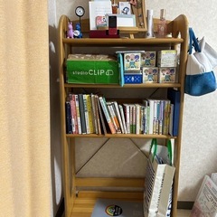 🪵 【新生活にピッタリ✨おしゃれな木製ブックシェルフ】 🪵の画像