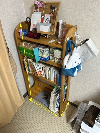 【新生活にピッタリ✨おしゃれな木製ブックシェルフ】