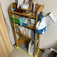 🪵 【新生活にピッタリ✨おしゃれな木製ブックシェルフ】 🪵