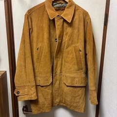 メンズ　レザー　スエード　コート