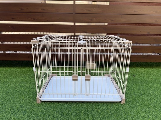 ペットサークル　ケージ　小型犬〜中型犬　引き出しトレイ　屋根付き