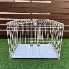 中古品☆ペットゲージ☆ペットサークル☆トレー付☆折りたたみ