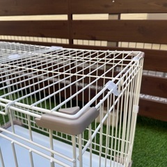 ペットサークル　ケージ　小型犬〜中型犬　引き出しトレイ　屋根付きの画像