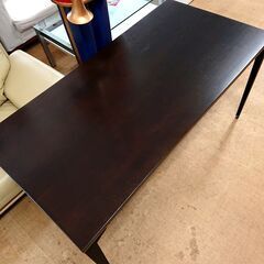 KANADEMONO ダイニングテーブル ブラックウッド デザイン家具の画像