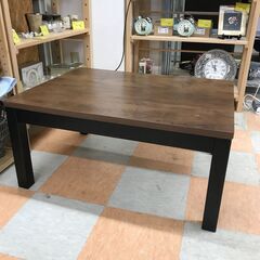 ★ジモティ割引あり★こたつ 茶/黒 W(幅)80×D(奥行き)6...