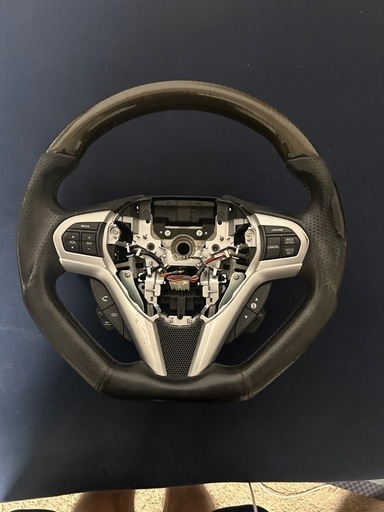 cr-z zf1 カーボンレーザーステアリング　ステアリングリモコン付き