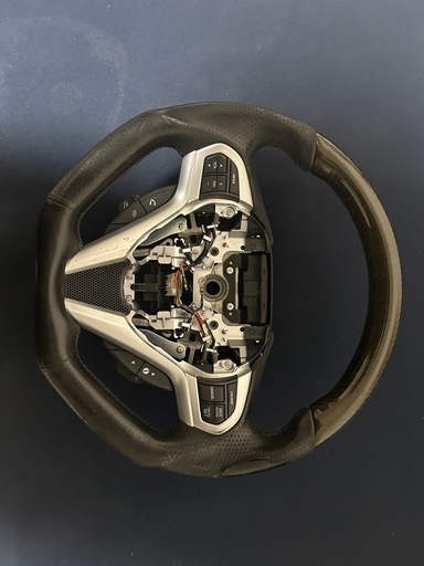 cr-z zf1 カーボンレーザーステアリング　ステアリングリモコン付き