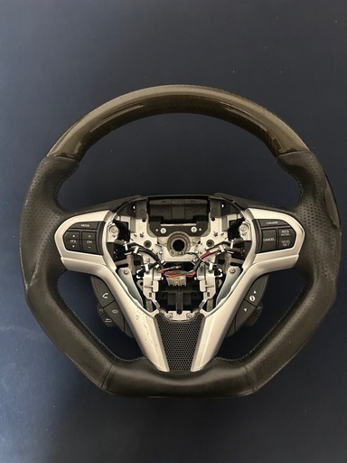 cr-z zf1 カーボンレーザーステアリング　ステアリングリモコン付き