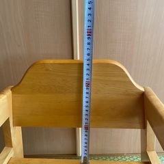 木製 ベビーチェア ローチェア　の画像