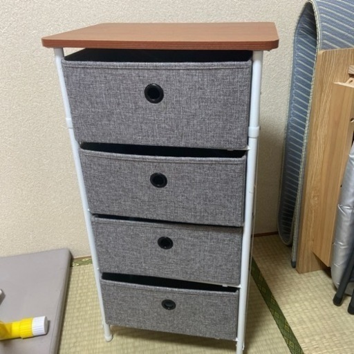 家具 収納家具 キャビネット組立簡単チェスト　収納ケース　4段