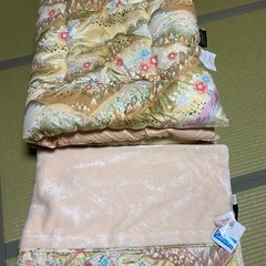 シングル掛け布団　毛布　セット　新品未使用