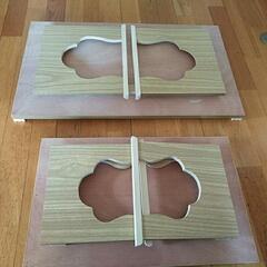 値下げ💴⤵️新品　折り畳み経台　大、小2つセットの画像