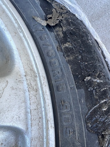 三菱純正アルミホイールタイヤセット