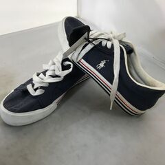 【FU1992】★ポロラルフローレン スニーカー ネイビー 24...