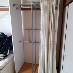 美品 幅調整付き 大型ハンガーの画像