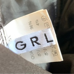 GRL グレイル　ブラック パンツ　スラックス　サイズSの画像