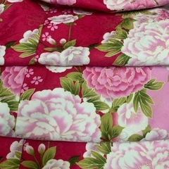 卒業式用二尺袖　ピンクシャクヤク　used美品　の画像