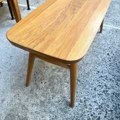 《売約済》【武蔵小山店】 無印良品 MUJI 無垢材 ローテーブル オーク材 テーブル 天然木 リビングテーブル 無印 椅子 イス チェア 🚚 運搬無料エリア有 / 品川区 リサイクルショップ ランバールーム 武蔵小山店  ◀︎ 武蔵小山パルム 戸越銀座 隣の画像
