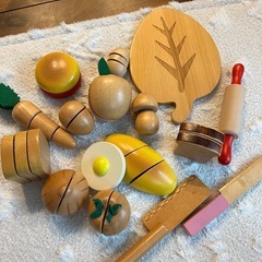 おままごとセット（木製）の画像