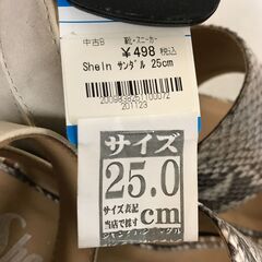 【FU2002】★Sheln サンダル 25cm 靴 シューズ 堺市 深井 【ジャングルジャングル深井店】の画像