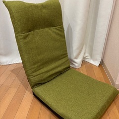 【未使用】元値約￥4,000グリーン座椅子