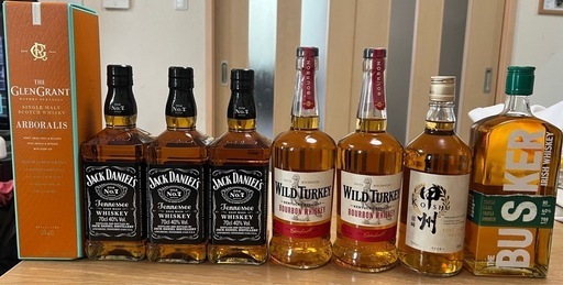 【未開封】酒　ウイスキー700ml　８本セット