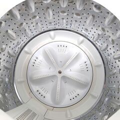 【20250224受付終了・店売】ヤマダセレクト・全自動電気洗濯機・YWM-T60H1・容量6.0㎏・2021年製・No.250213-09の画像