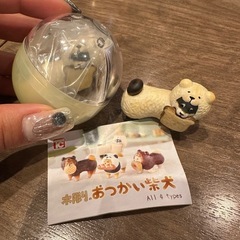 木彫おつかい柴犬