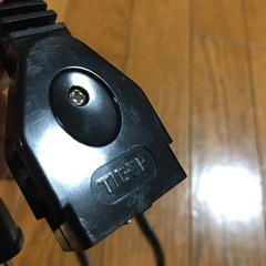 TIGER電気ポット・炊飯ジャー用電源コード1.1m.12A250Vの画像