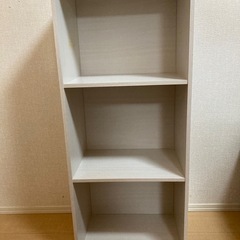 【カラーボックス３段白】🪵