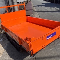 筑水キャニコム チビクロ BFC503 手動 クローラー ダンプ 運搬車 運搬機 積載量 500kg ゴムキャター 静岡県 富士市発 下取り可能 の画像
