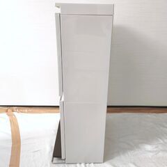 【20250224受付終了・J売】ニトリ・すっきり収まる薄型ワイドペダルペール・ゴミ箱・2段40L・No.250213-01の画像