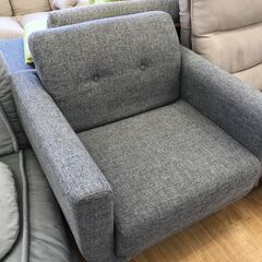 ★ジモティ割あり★ 一人掛けソファー　グレー　おしゃれ 　クリー...
