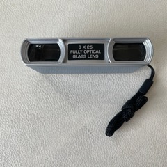 Carton カートン オペラグラス B7015 3×25 BU FULLY OPTICAL GLASS LENS ブルー アウトドア スポーツ観戦 野球観戦 野鳥観察 中古品  の画像