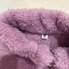 新品未使用！UNIQLO　フリース　110cm ユニクロ ボア ファーリーフリースジャケットの画像