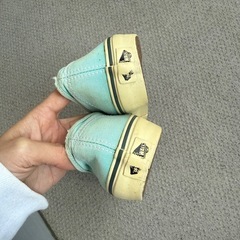 23.5cm バンズ VANS スニーカー　オーセンティク　パステルブルーの画像