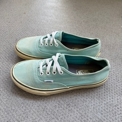 23.5cm バンズ VANS スニーカー　オーセンティク　パステルブルーの画像