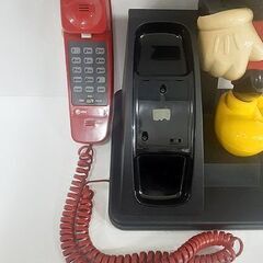 ジャンク【AT＆T ミッキー 電話機】プッシュ式 レトロ アメリカン ディズニー ミッキーマウス 固定電話 プッシュボタン式 米老鼠 米奇老鼠 미키마우스 chuột mickey 札幌 北20条店の画像