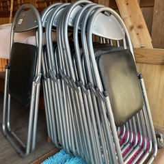 中古パイプ椅子　10脚