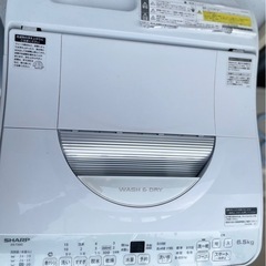 決まりました　SHARP 洗濯機の画像