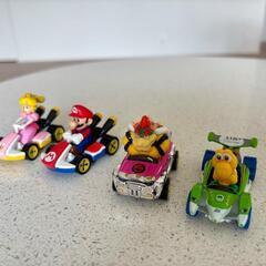 ホットウィール　マリオサーキット　ライトトラックセット　本体＋カート3種の画像