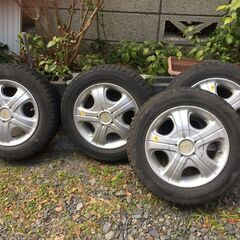 アルミホイール4本（タイヤ付き）