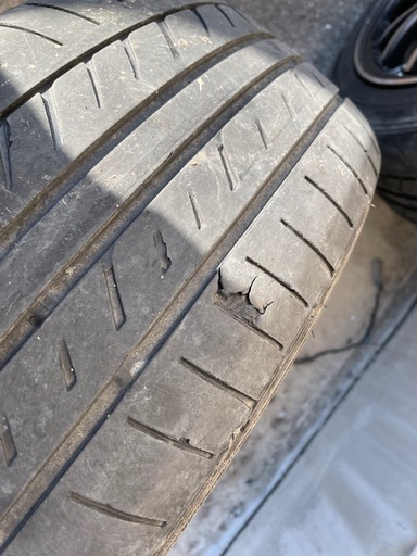 バドックス ロクサーニEX　GOOD YEAR  EAGLE EXE 215/45R18 4本セット中古品