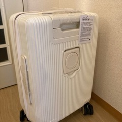 前開き スーツケース 機内持ち込み キャリーケース パソコン収納ポケット USBの画像