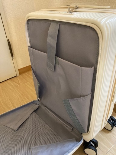 前開き スーツケース 機内持ち込み キャリーケース パソコン収納ポケット USB