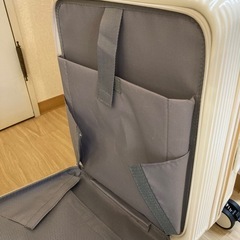 前開き スーツケース 機内持ち込み キャリーケース パソコン収納ポケット USBの画像