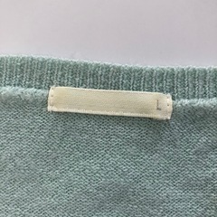 ［GU］春色ニット②ミントグリーンLの画像