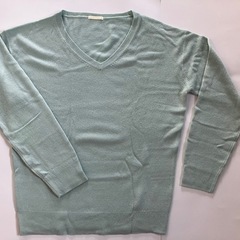 ［GU］春色ニット②ミントグリーンL