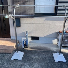 物干し竿セット　洗濯物干し